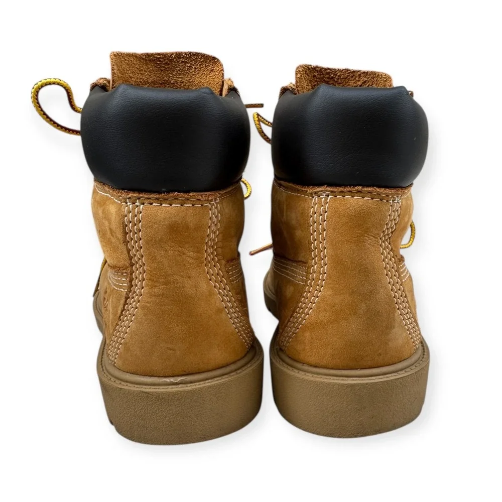 Timberland Youth 2 Wheat Nubuck Leather Ankle‎ Boots Kids Casual Waterproof